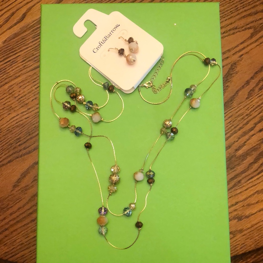 New necklace and earrings